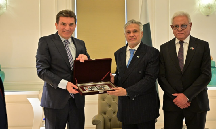 Ishaq Dar meets OYAK CEO to discuss investment, industrial cooperation