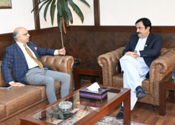 Deputy Chairman Senate meets Chairman Pakistan Gems and Jewelry Development Company