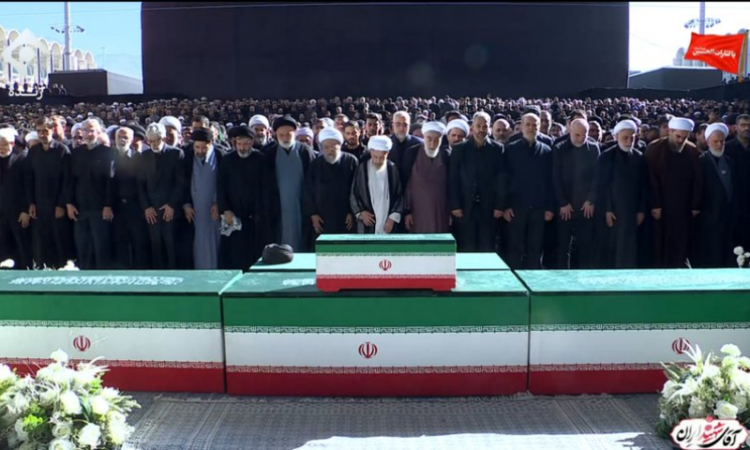 Funeral prayers offered for Iran’s former supreme leader Ali Khamenei in Tehran amid massive public turnout