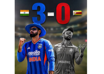 India complete 3-0 T20I series sweep over Zimbabwe