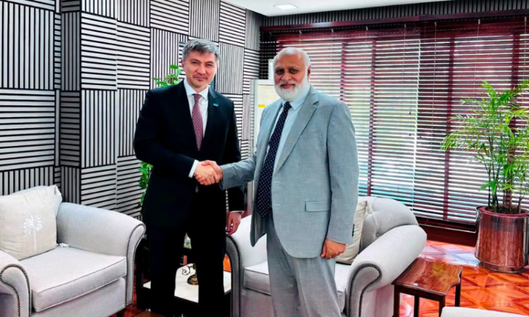 HEC chairman lauds outgoing Kazakh envoy for strengthening academic cooperation