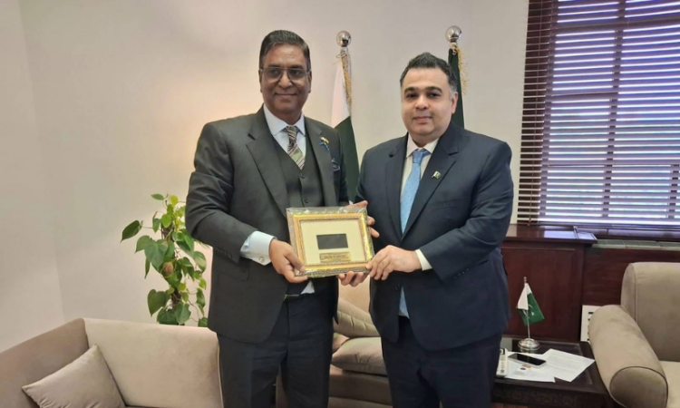 Mauritius envoy meets Fahd Haroon to discuss digital cooperation