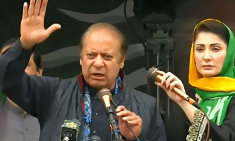 Nawaz Sharif promises development boost, increased budget as PML-N launches AJK election campaign