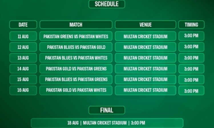 PCB announces squads, schedule for National Champions Cup 2026