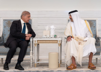 PM Shehbaz, Nawaz visit Doha to offer condolences on Qatar's father Amir's demise