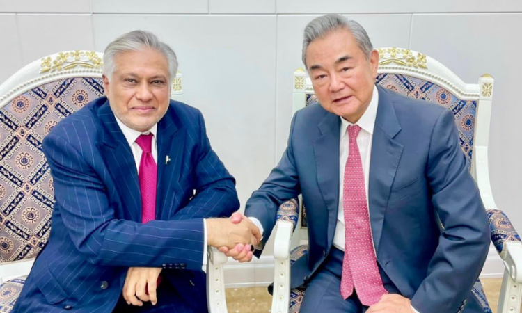 Dar, Wang Yi discuss bilateral ties, regional cooperation on SCO sidelines