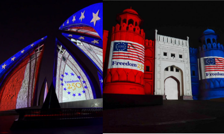 U.S. Embassy marks American Independence Day with historic illuminations