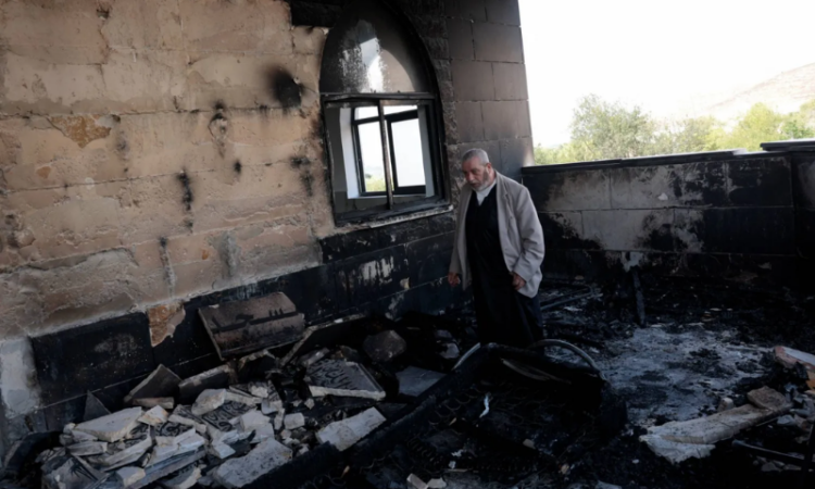 Israeli settlers torch two West Bank mosques amid escalating violence