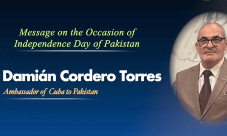Cuban Ambassador felicitates Pakistan on 79th Independence Day