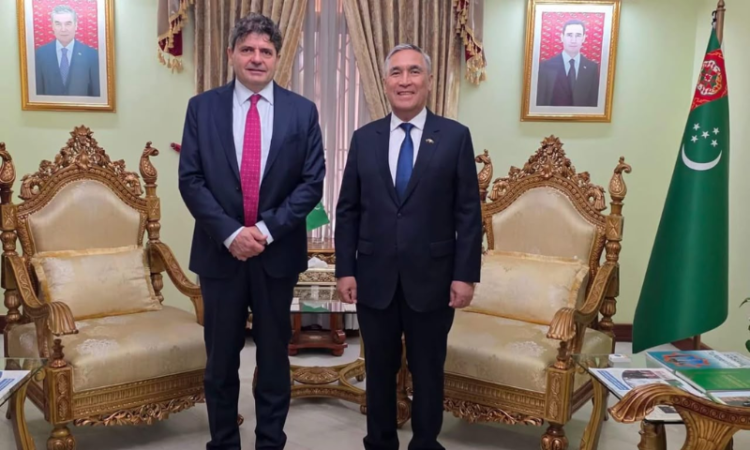 Italian Ambassador-designate pays courtesy visit to the Embassy of Turkmenistan in Islamabad