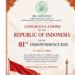 OIC-COMSTECH felicitates Indonesia on 81st Independence Day