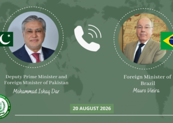 Pakistan, Brazil reaffirm commitment to dialogue and stronger bilateral ties