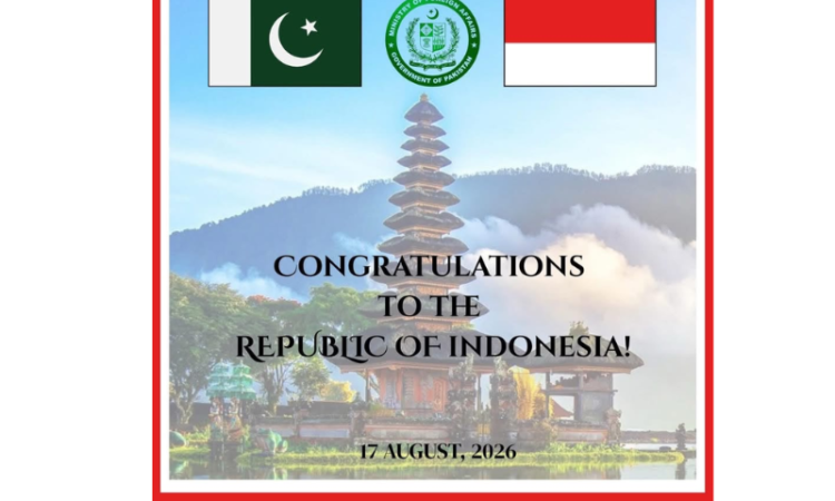 Pakistan felicitates Indonesia on Independence Day