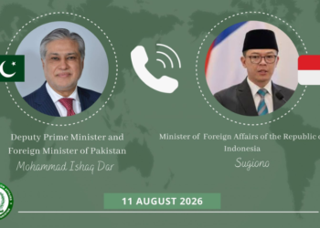 Dar, Indonesian foreign minister discuss bilateral ties and regional developments