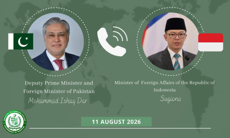 Dar, Indonesian foreign minister discuss bilateral ties and regional developments