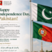 Portugal Embassy extends warm Independence Day greetings to Pakistan