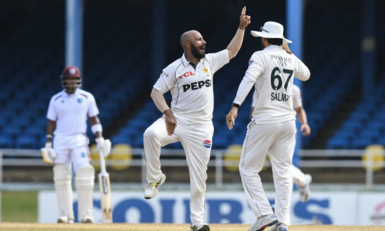 Pakistan seize control as spinners leave West Indies reeling in second Test