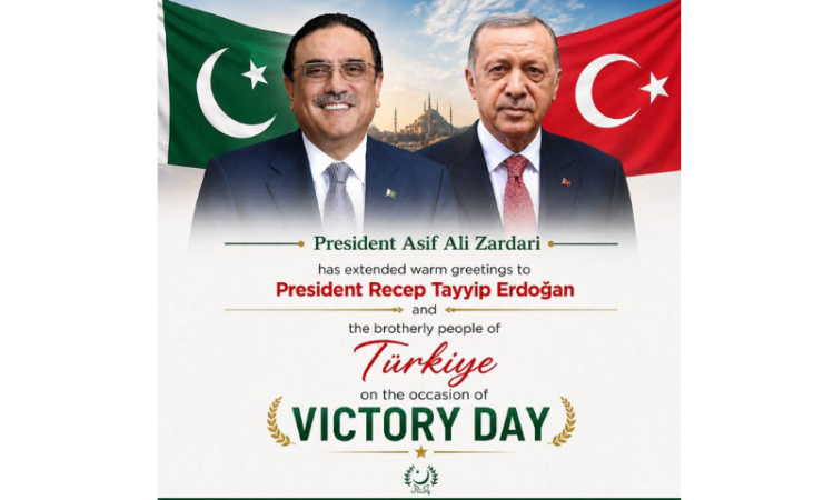 President Zardari felicitates Erdogan, Turkish people on Victory Day