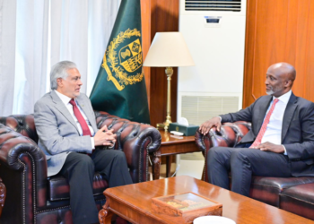 Ishaq Dar bids farewell to UN coordinator Mohamed Yahya, hails Pakistan-UN cooperation