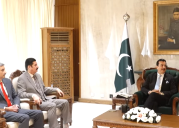 Acting president reviews KP security, floods and Kashmir affairs in meetings