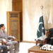 Acting president reviews KP security, floods and Kashmir affairs in meetings