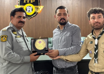 Aga Khan youth and sports board scouts visit Islamabad traffic police headquarters