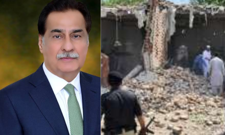 Sardar Ayaz Sadiq condemns terrorist attack at police lines in Kohat