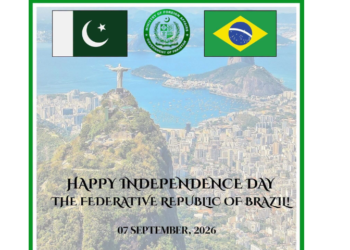 Pakistan felicitates Brazil on Independence Day