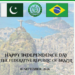 Pakistan felicitates Brazil on Independence Day