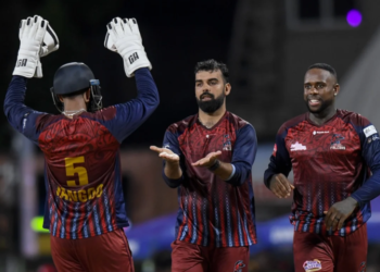 Shadab Khan takes second T20 hat-trick as Falcons storm into CPL final