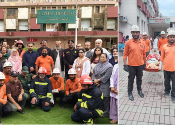 Capital Hospital conducts major fire safety mock drill to strengthen emergency preparedness