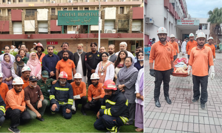 Capital Hospital conducts major fire safety mock drill to strengthen emergency preparedness