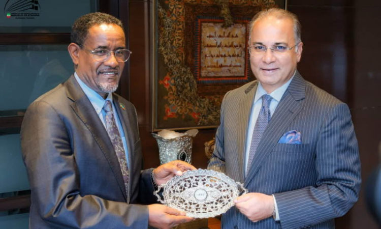 Ethiopian ambassador, FFC CEO discuss cooperation in agriculture and fertilizer sectors
