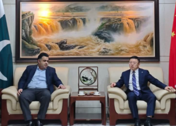 Fahd Haroon meets Chinese Consulate mission head in Karachi