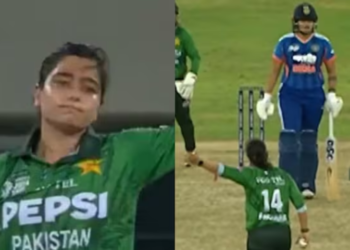 Fatima Sana fined 10pc of match fee for ICC code breach