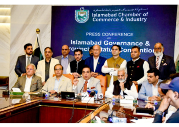 ICCI to hold Islamabad governance, provincial status convention on Sept 25