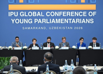 Agha Shahzaib Durrani chairs IPU global conference session in Samarkand