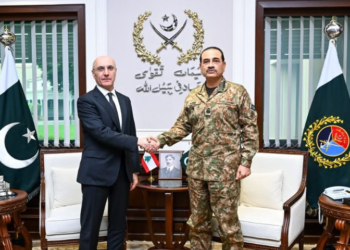 Lebanese interior minister meets Field Marshal Asim Munir at GHQ