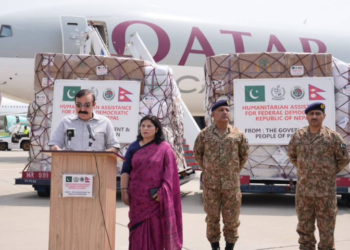 Pakistan dispatches 100 tons of humanitarian assistance to Nepal