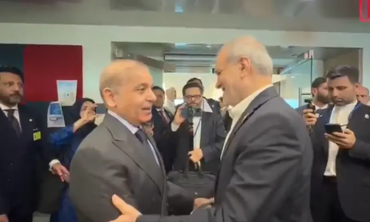 PM Shehbaz meets Iranian president Pezeshkian at UNGA