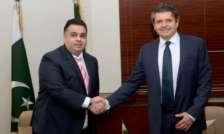 SAPM Fahd Haroon receives Italian Ambassador