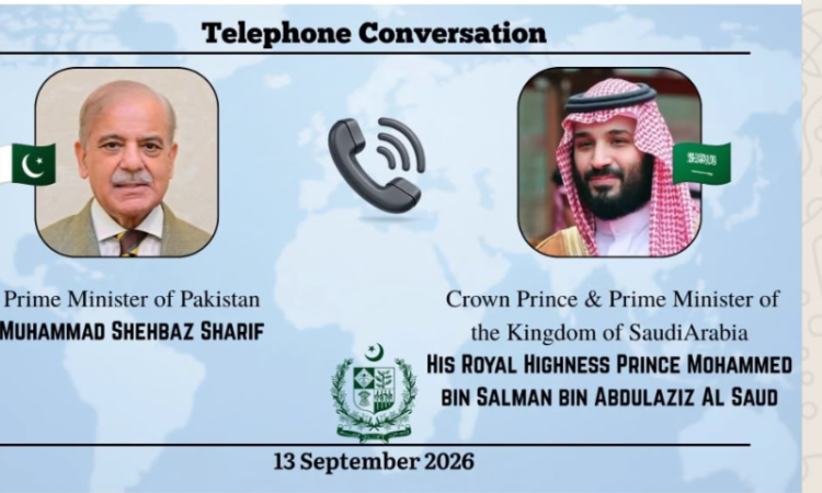 PM, Saudi Crown Prince discuss regional peace and stability