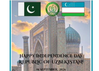 Pakistan felicitates Uzbekistan on Independence Day