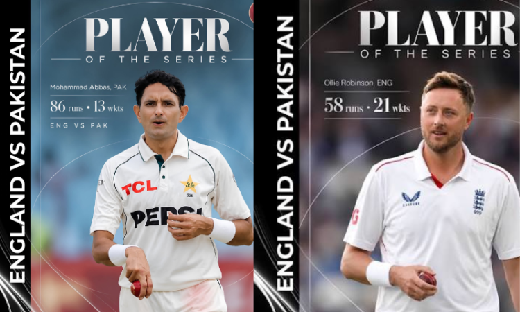 Abbas, Robinson named joint Players of the Series after England’s 3-0 sweep