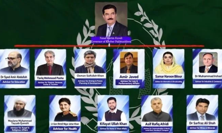 KP governor’s 11-member advisory council includes former officials, sector experts