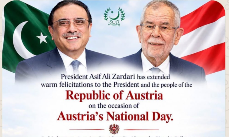 President Zardari extends felicitations to Austria on National Day