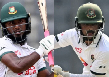 Jaker Ali replaces injured Mominul Haque as concussion substitute