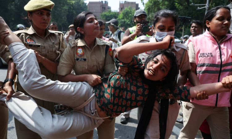 Indian police detain protesters amid lockdown over voter list revision