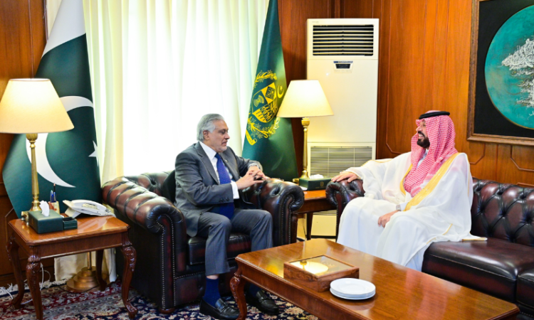 Dar meets newly appointed Saudi ambassador, reaffirms commitment to bilateral ties