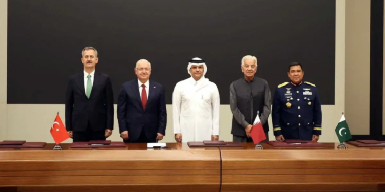 Pakistan, Turkiye, Qatar and Indonesia sign defence cooperation pact